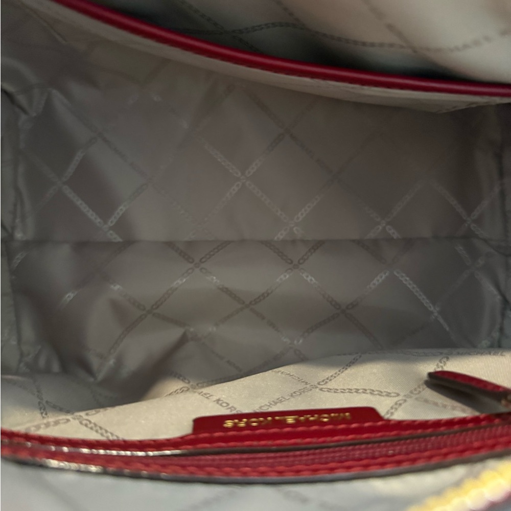 Michael Kors Glossy Red Satchel and Wallet Set - Picture 8 of 12